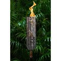 The Outdoor Plus Tiki Torch with Original TOP Torch Base - Stainless Steel OPT-TT25M